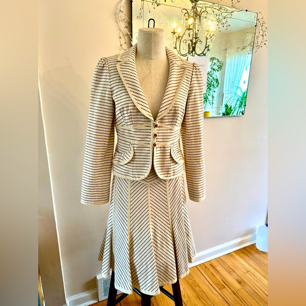 2 pc Nanette Leport suit, excellent condition, beautifully designed and made!
